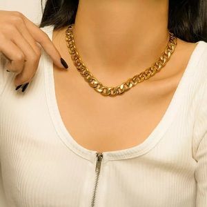 12mm wide Cuban link necklace